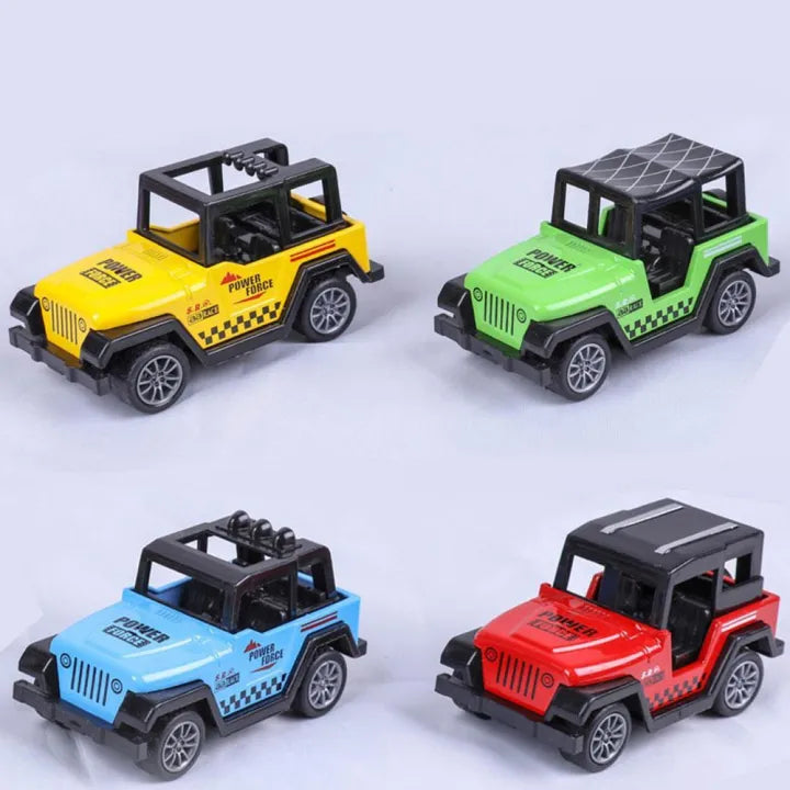 1 Mini Jeep - Alloy Toy - Pull Back Car