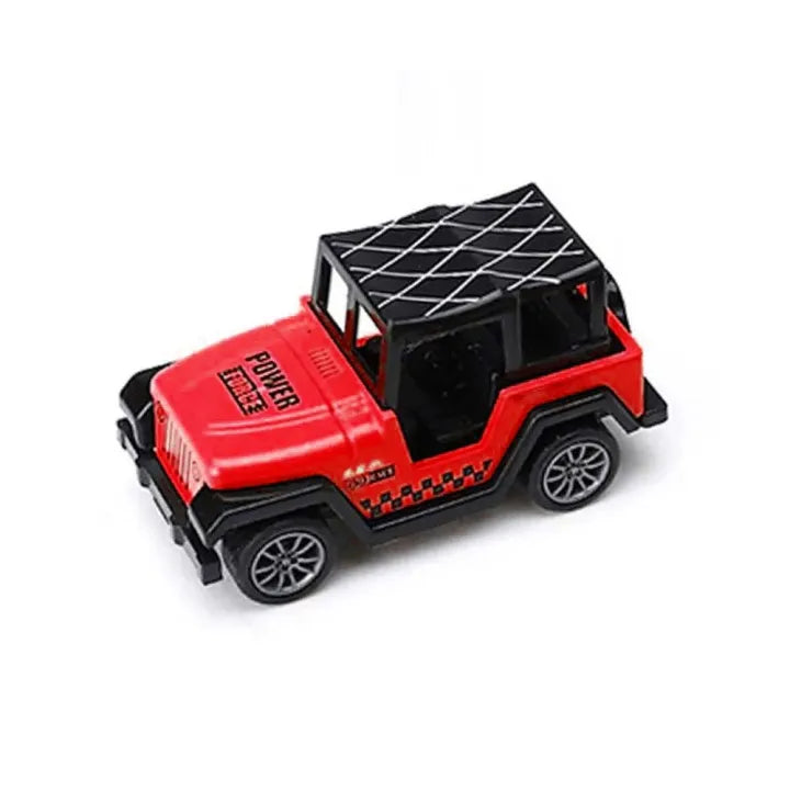 1 Mini Jeep - Alloy Toy - Pull Back Car