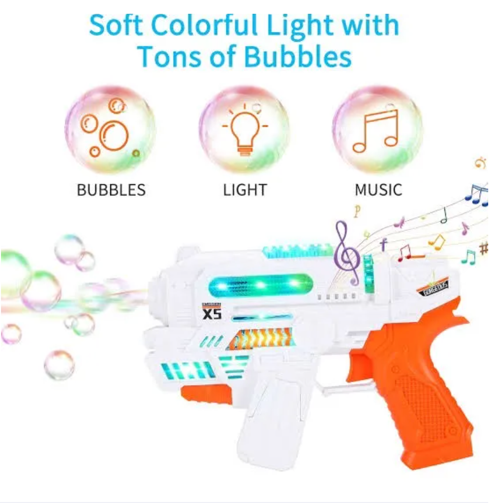 Bubble Gun with Sound and Music | Bbubble Gun for Kids